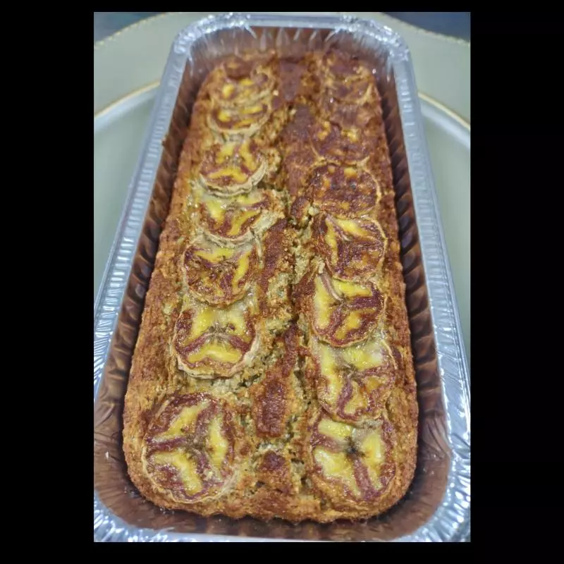 Bolo Ret Low Carb Banana