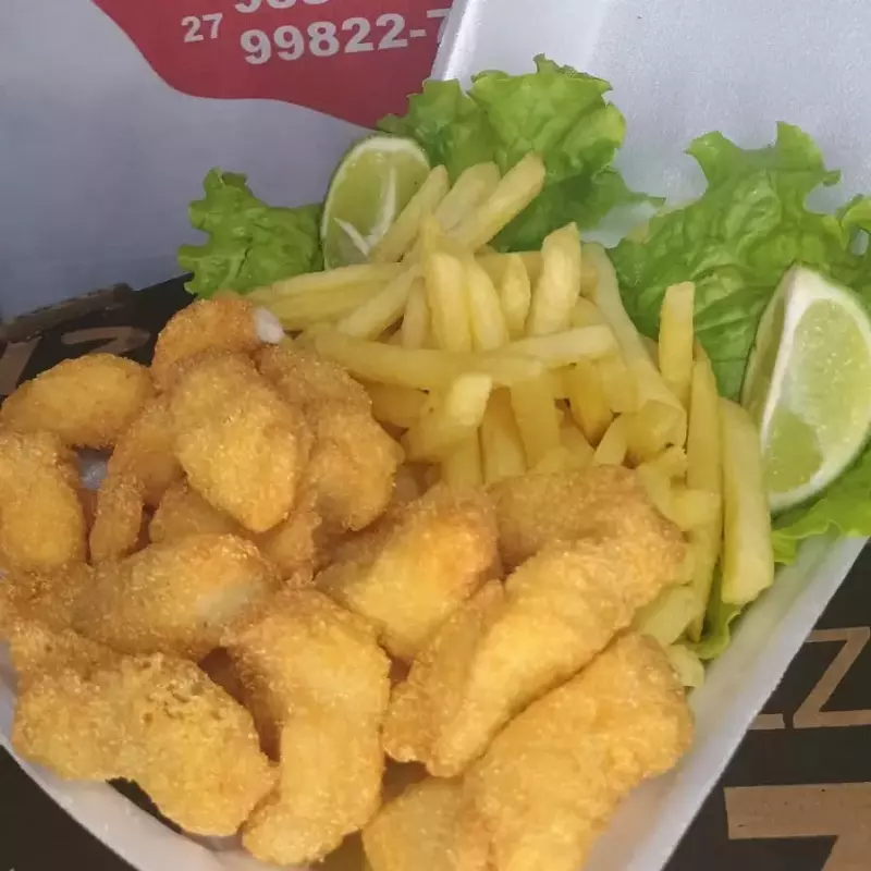porção de fiel de peixe