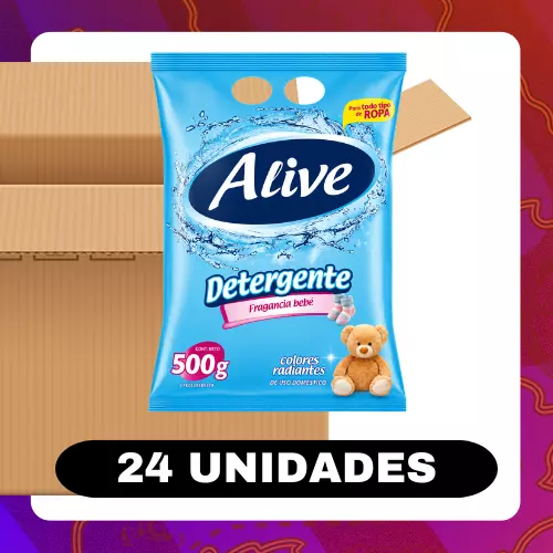 Bulto Alive Detergente BB Azul 500g