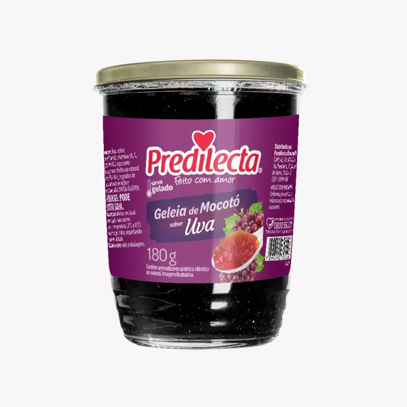 Geleia de Uva Predilecta 180g