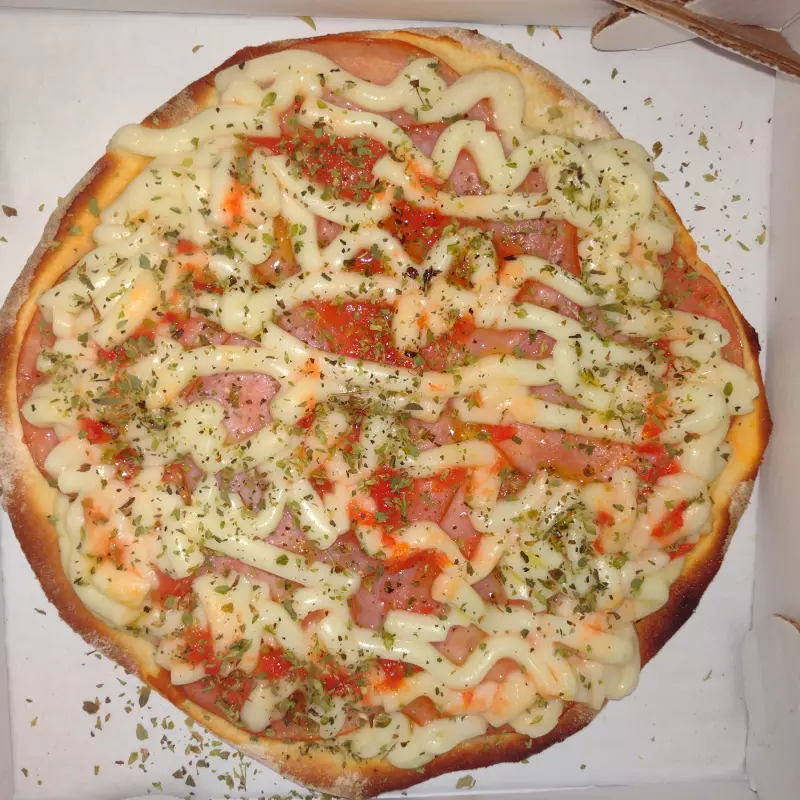 26- Mini Pizza-Lombo com Catupiry