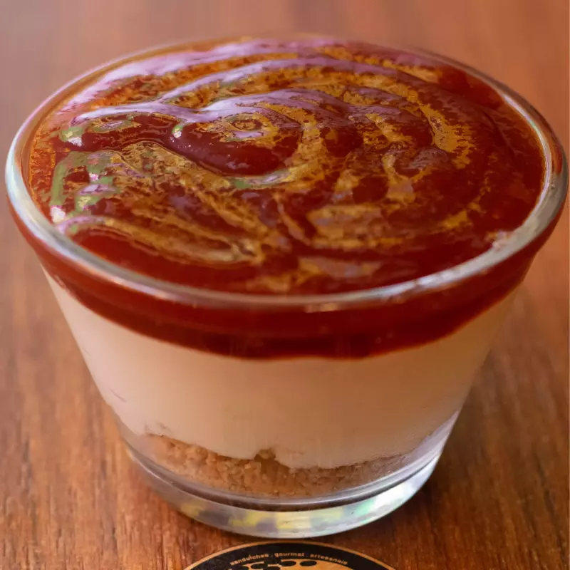 CHEESECAKE MORANGO
