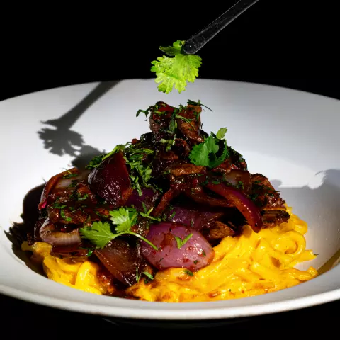 LOMO SALTADO A LA HUANCAINA🌶️