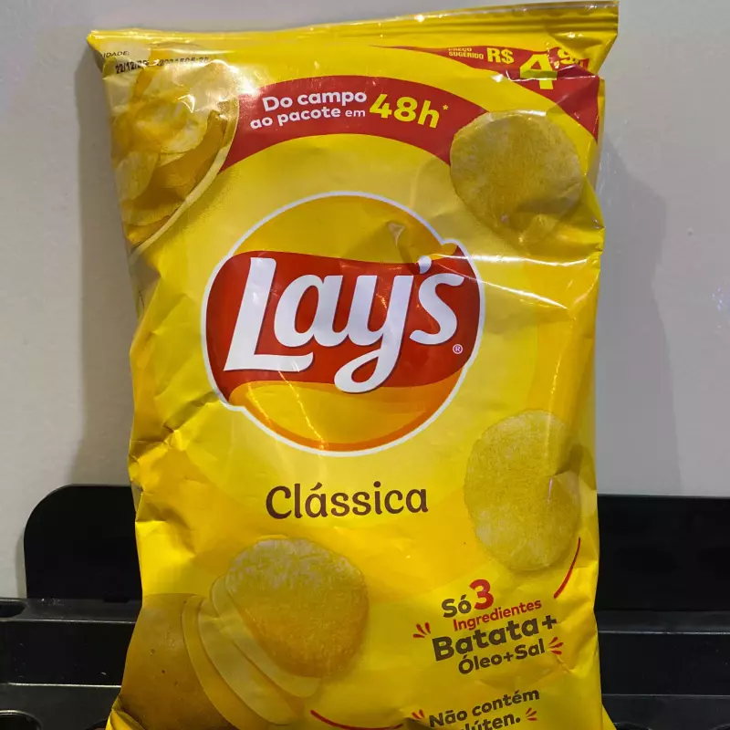 Batata Chips Sabor Clássico Lay's 3