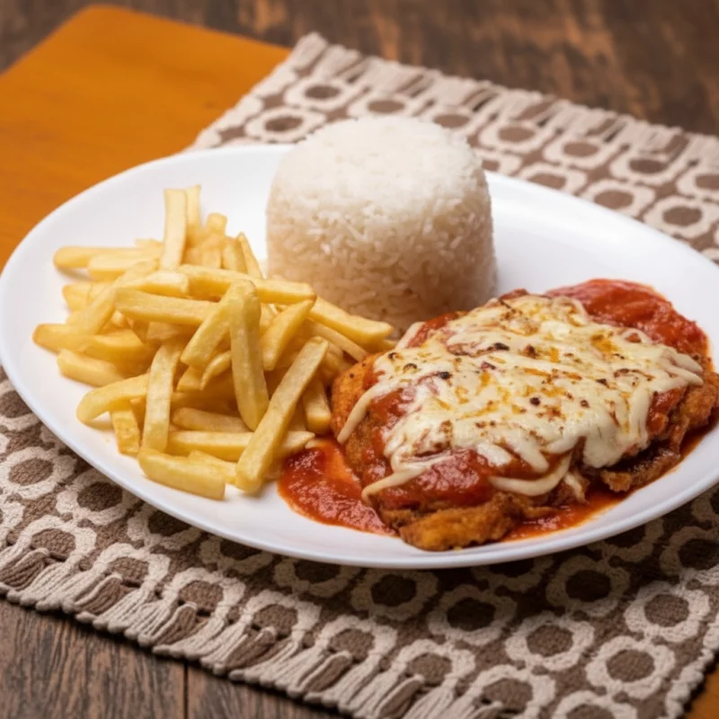 Prato Feito Parmegiana de frango