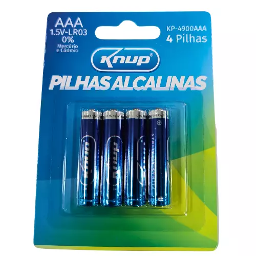 PILHA KNUP C/4 ALCALINA KP4900AAA