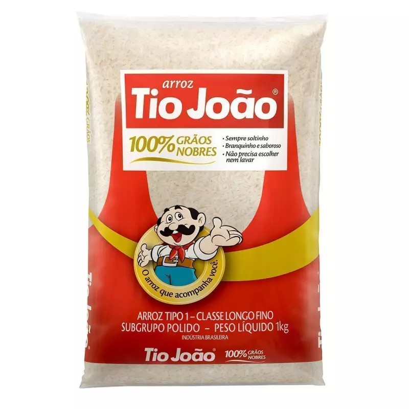 Arroz Branco Tio João 1kg