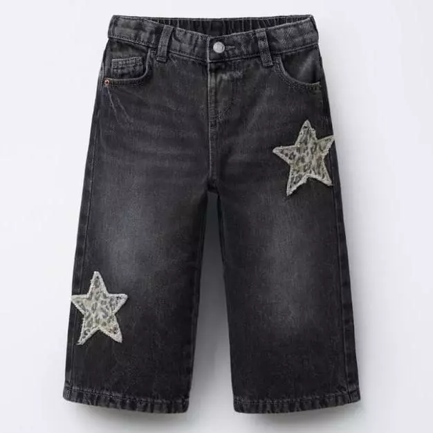JEANS PARCHES ESTRELLAS ANIMAL PRINT