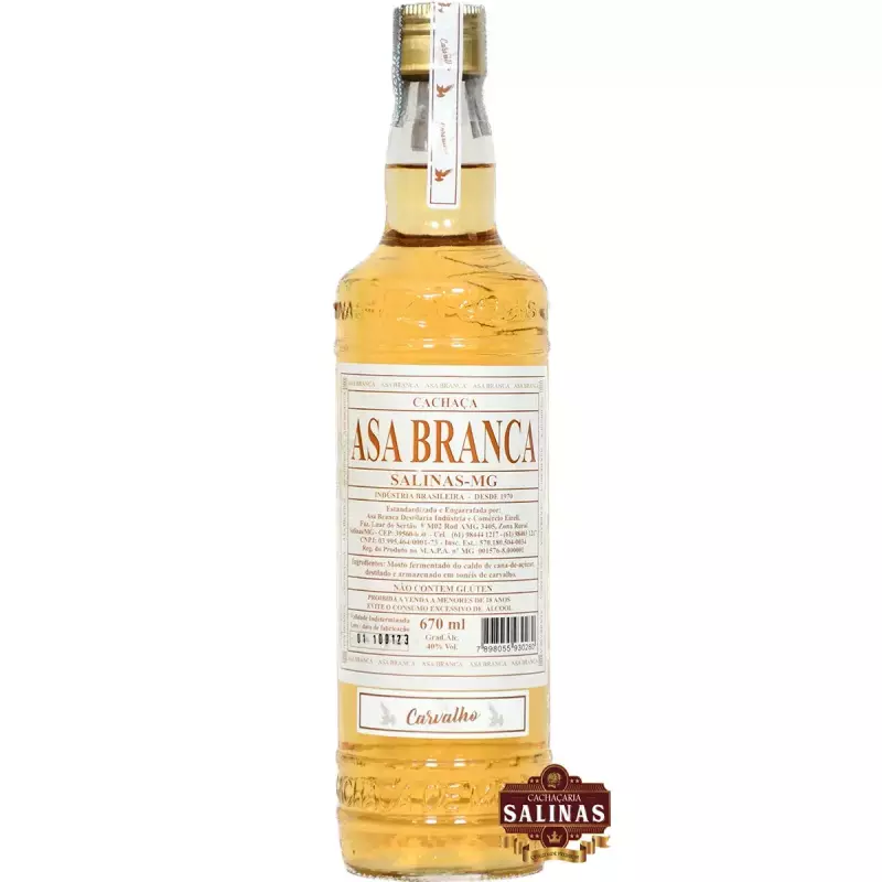 Cachaça Salinas Asa Branca -670ml