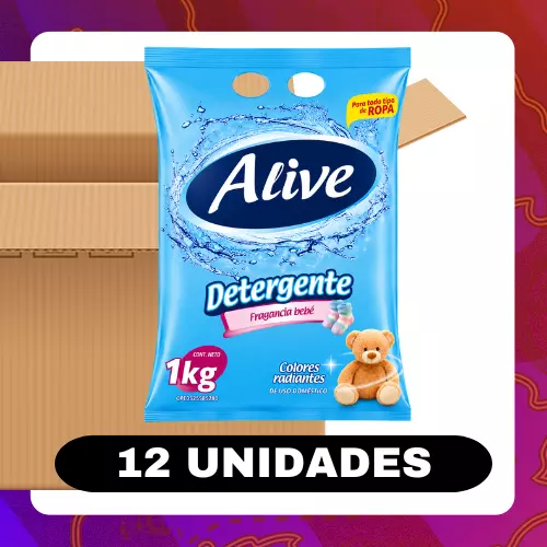 Bulto Alive Detergente BB Azul 1kg