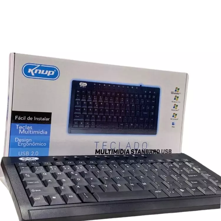TECLADO KNUP C/FIO USB KP-2013