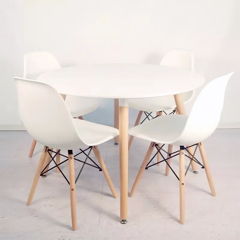 Mesa Nordica 100cm + 4 sillas