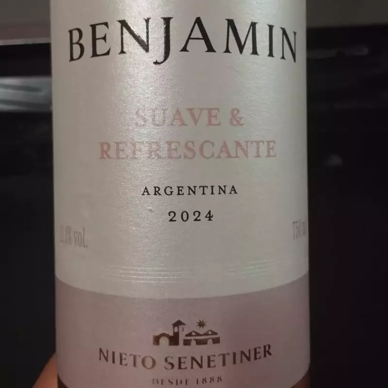 VINHO ARGENTINO BENJAMIN ROSE SUAVE