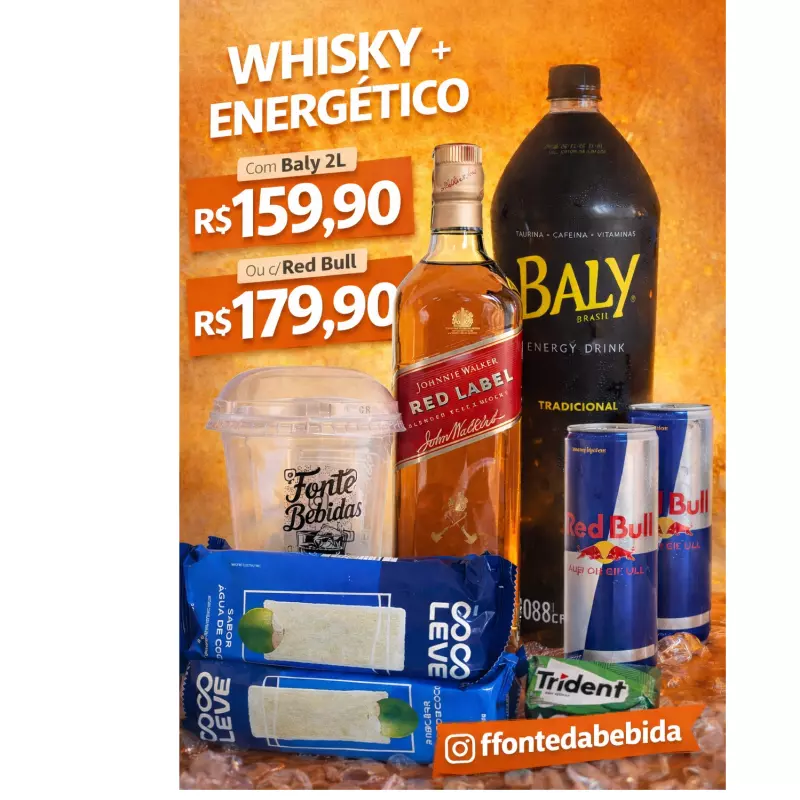 COMBO WHISKY RED LABEL