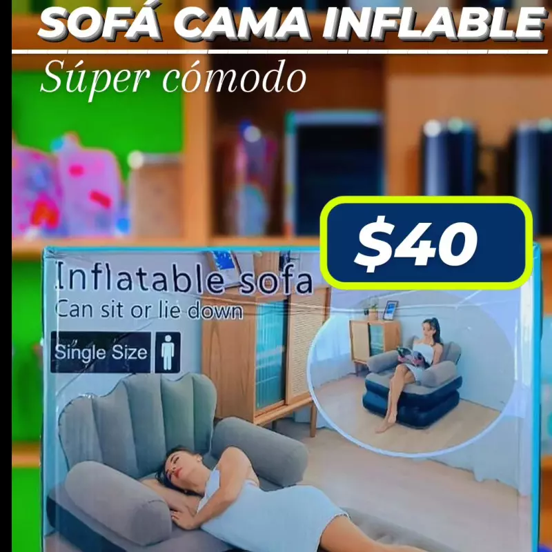 Sofá inflable duplex