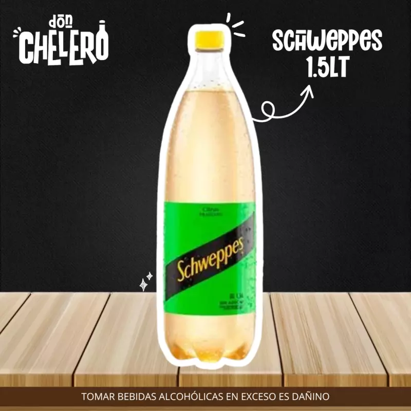 GINGER ALE SCHWEPPES CITRUS 1.5 LT