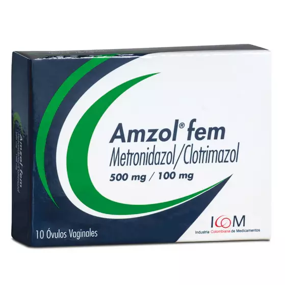 AMZOL FEM CAJA X 10 OVULOS VAGINALES