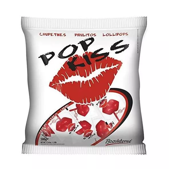 Pirulito Pop Kiss Cereja