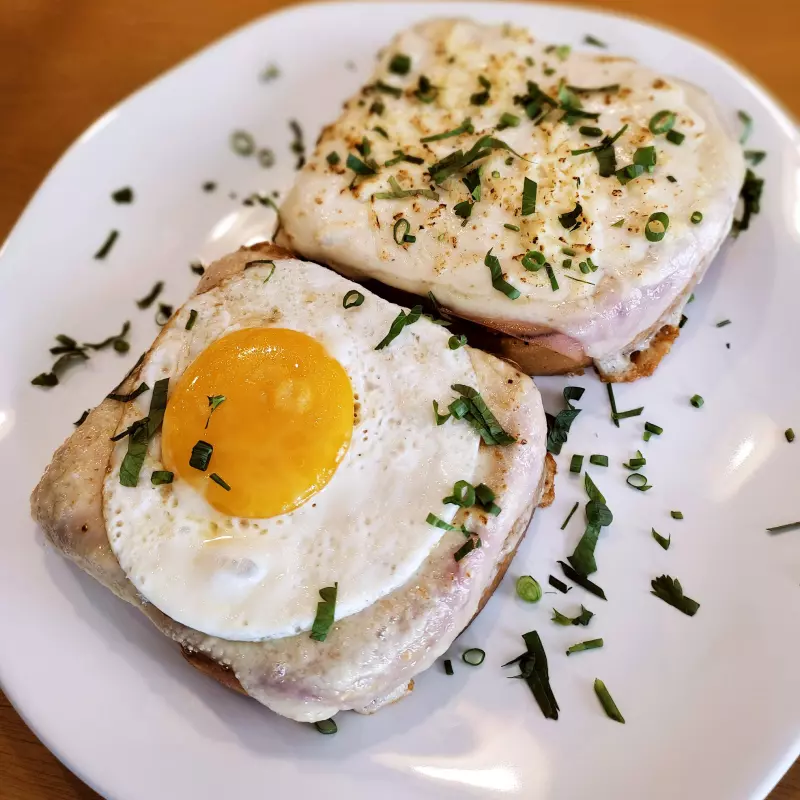 Duo de Croque Madame e Monsieur