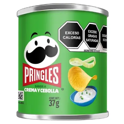 Pringles crema y cebolla x37g