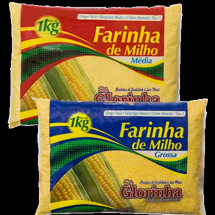 FARINHA MILHO MEDIA GLORINHA