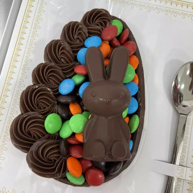 Ovo de colher Colorido