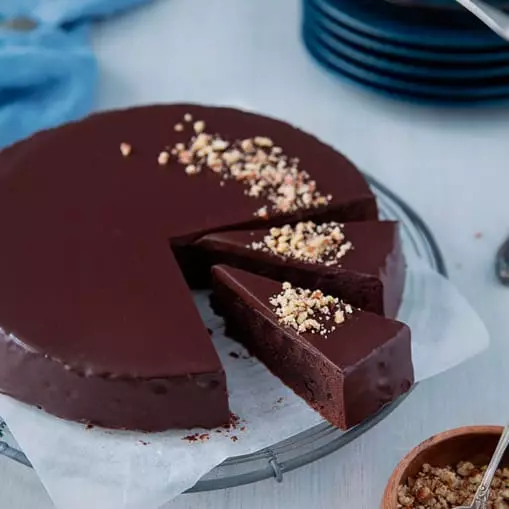 Tarta de chocolate entera