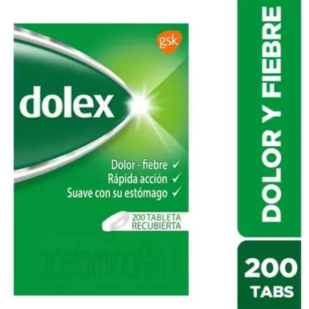 DOLEX 500 MG 200 TABLETAS