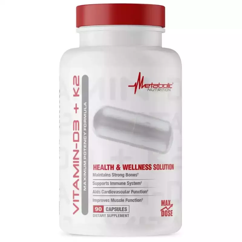 METABOLIC VITAMINA D3 +K2 CAP90
