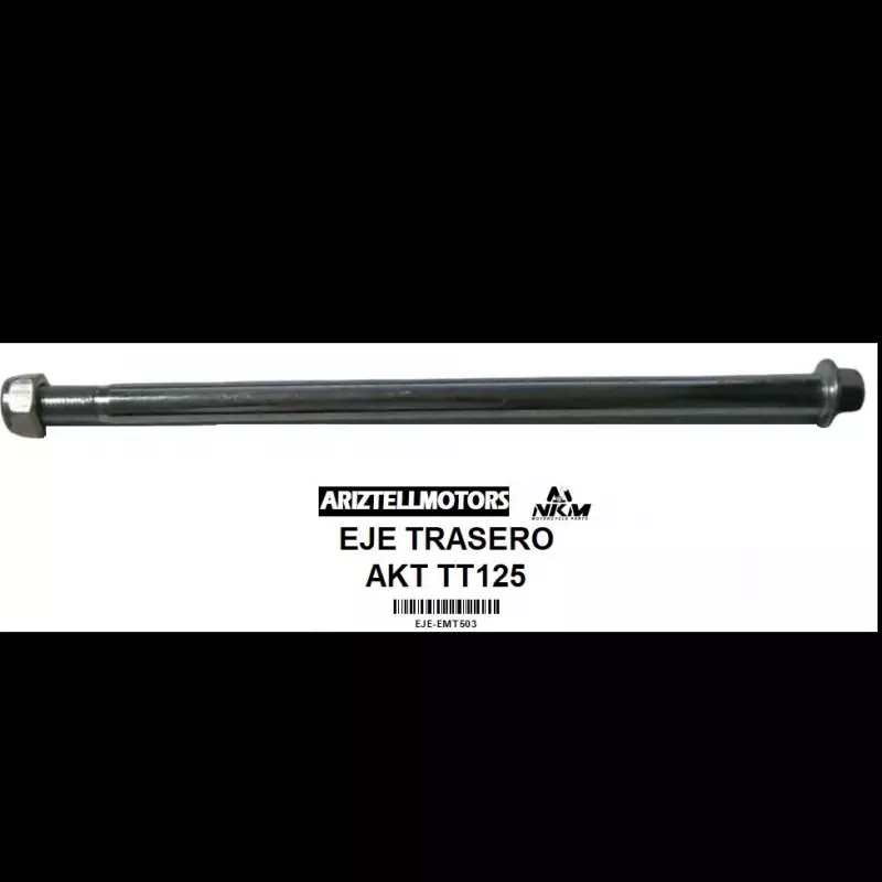 EJE TRASERO AKT TT125