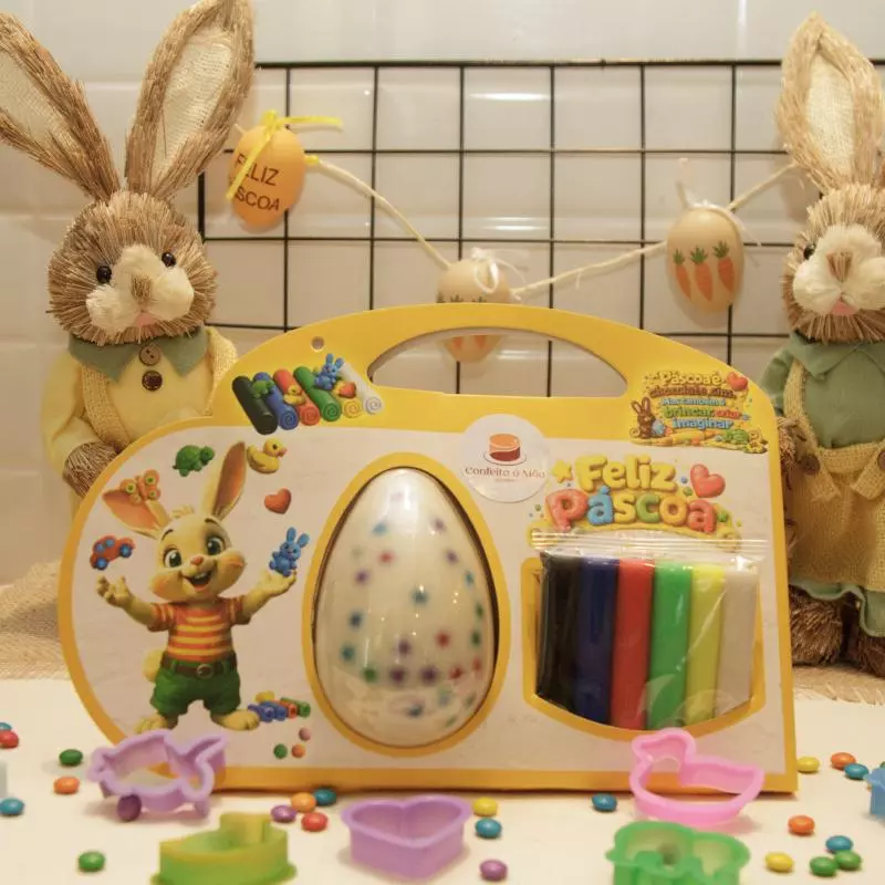 Chocolate com massinhas