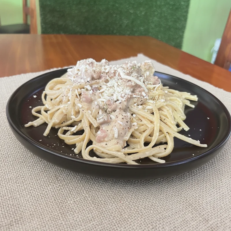 Tallarines a la Alfredo