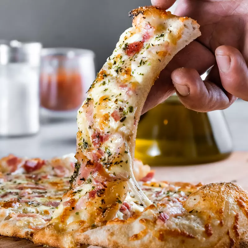 Palos de queso Bacon