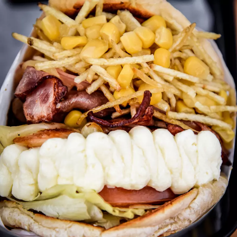 X-Galinha Bacon E Catupiry