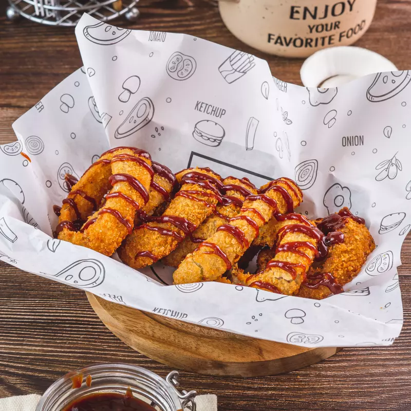 Mix frito, nugget y cebolla en panko