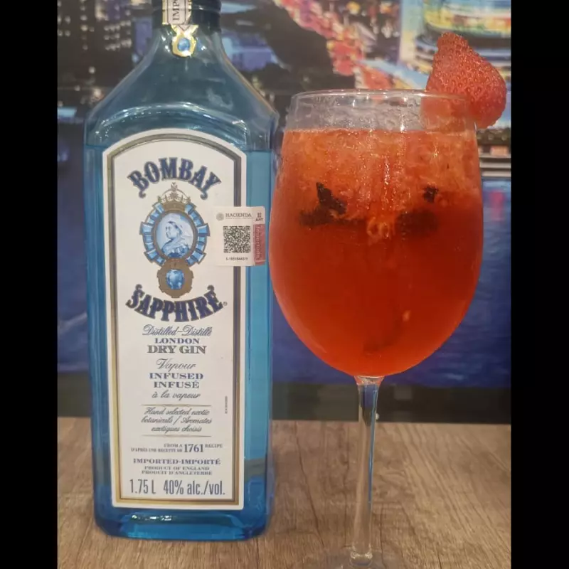 Gin-tonic frutos rojos