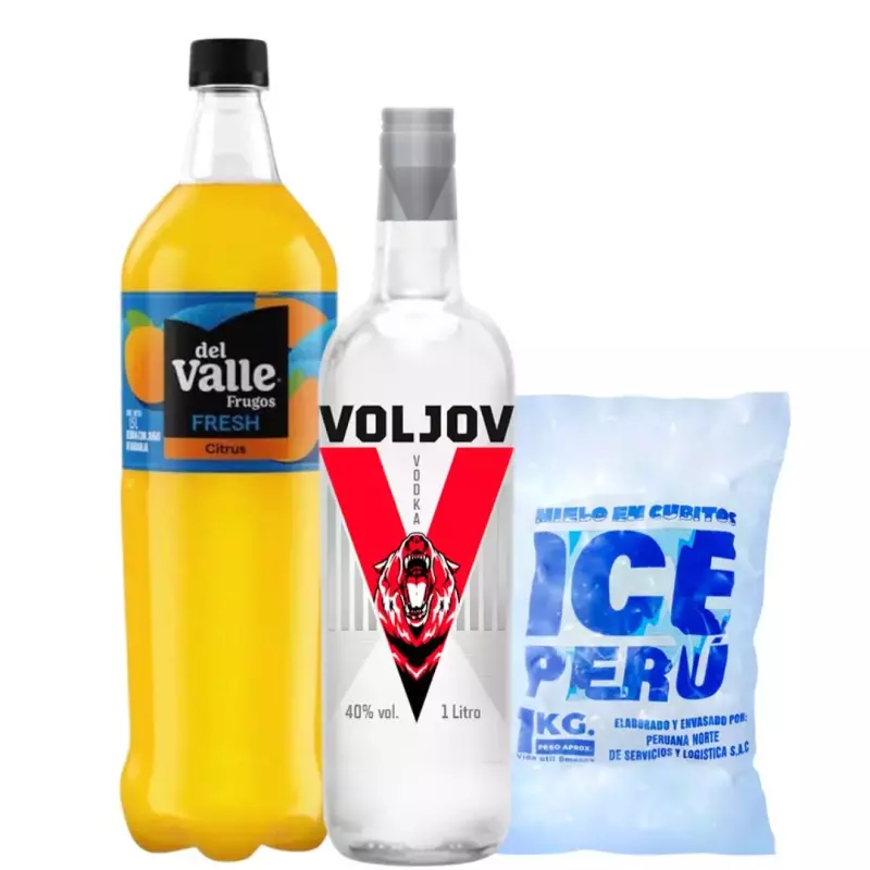 Combo Vodka Voljov Neutro