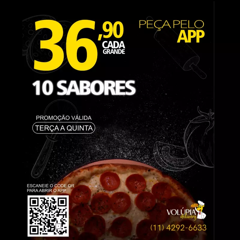 PROMOÇÃO 10 SABORES A 36,90