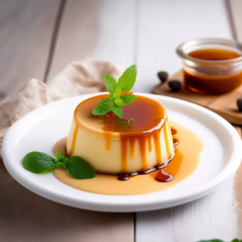 Flan creme caramel