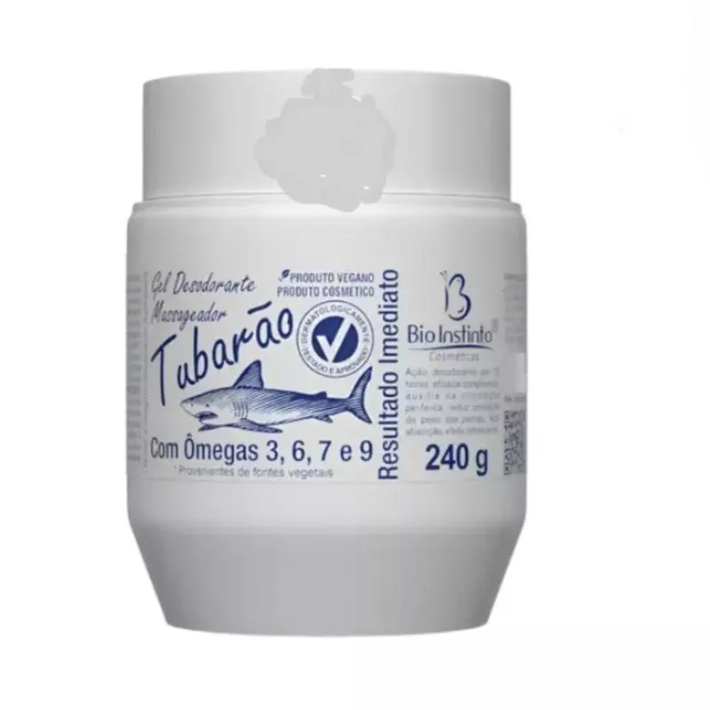 Gel masageador tubarão com omega240g