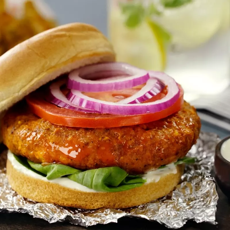 Hamburguesa crispy chicken