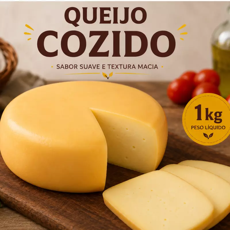 Queijo cozido - 1 kg
