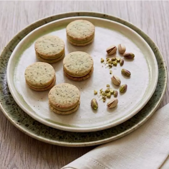 Alfajores de pistacho