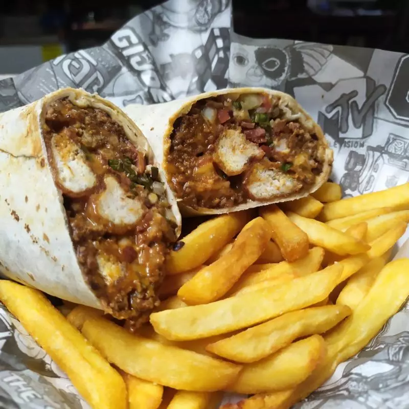 Big Time Burrito + Papas Fritas