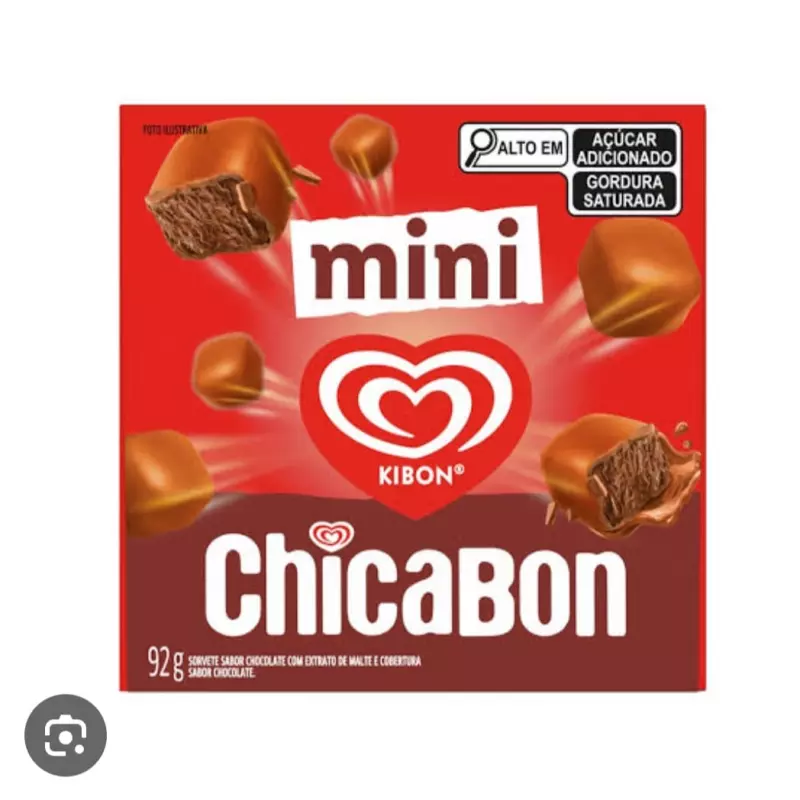 Bombom Gelado Min Chicabon  92g