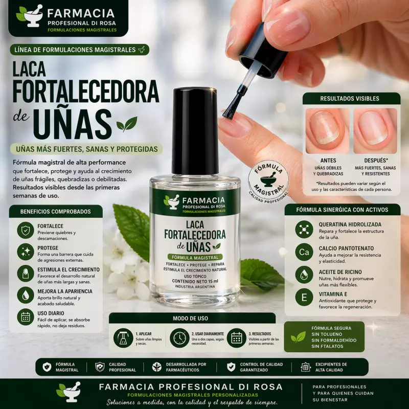 Laca fortalecedora de uñas