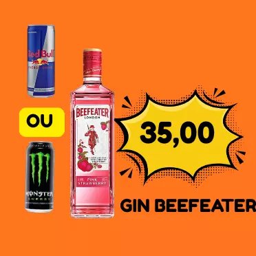 COPÃO DE BEEFEATER C/REDBULL/MONSTER