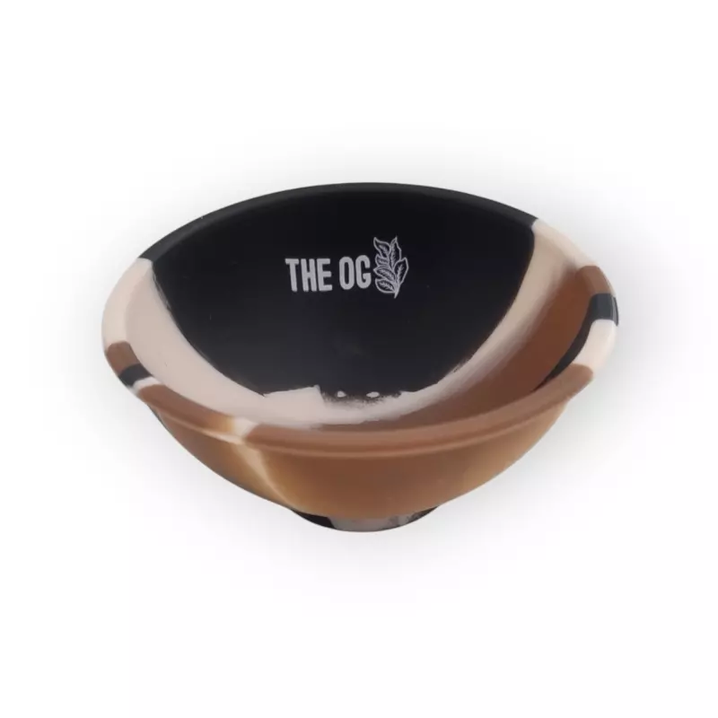 Cuia Silicone Sesh Preta Marrom Beje