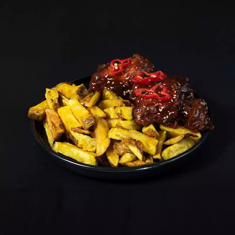 ALITAS EN MIEL PICANTE