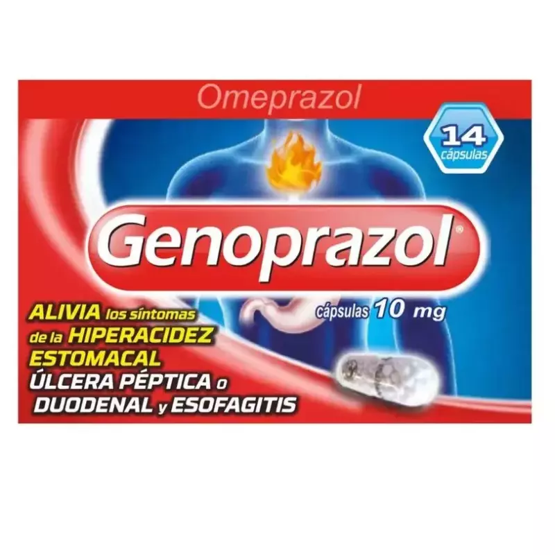 GENOPRAZOL X 14 CAPSULAS